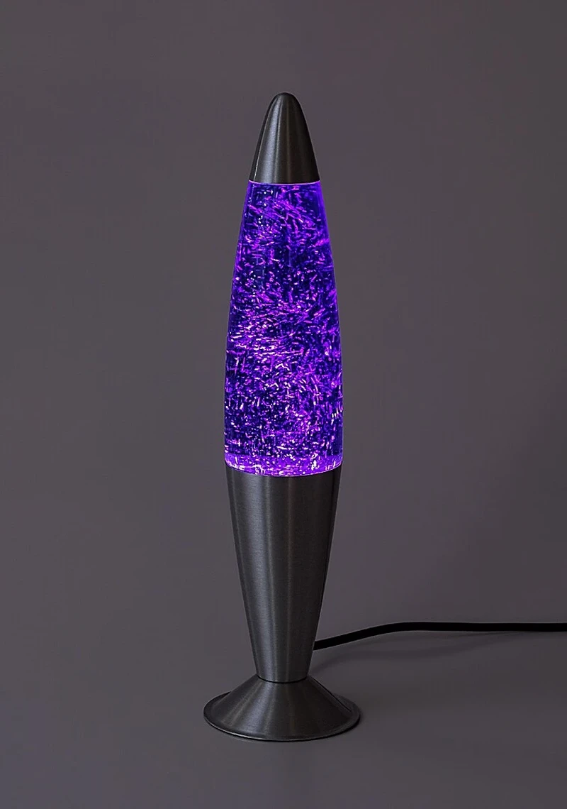 Glitter2 – декоративна LED лампа в сребристо с прозрачно стъкло, Ø75мм, 3000K