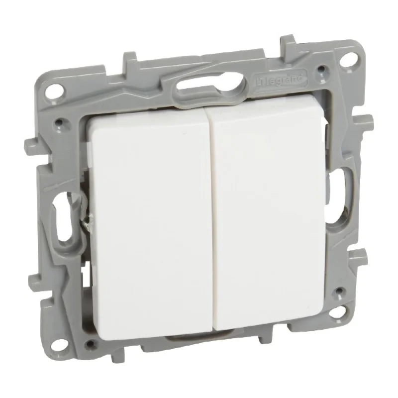 Legrand Ключ сериен девиаторен 10A Бял - Legrand Niloe 764502