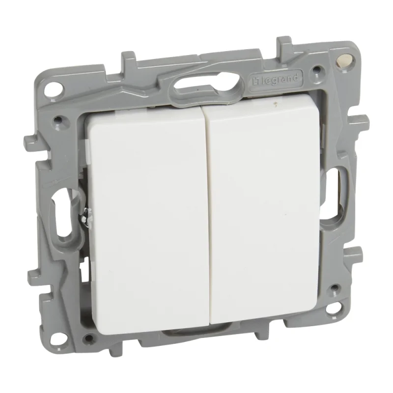 Legrand Kлюч сериен с 3 клеми 10А Бял - Legrand Niloe 764505