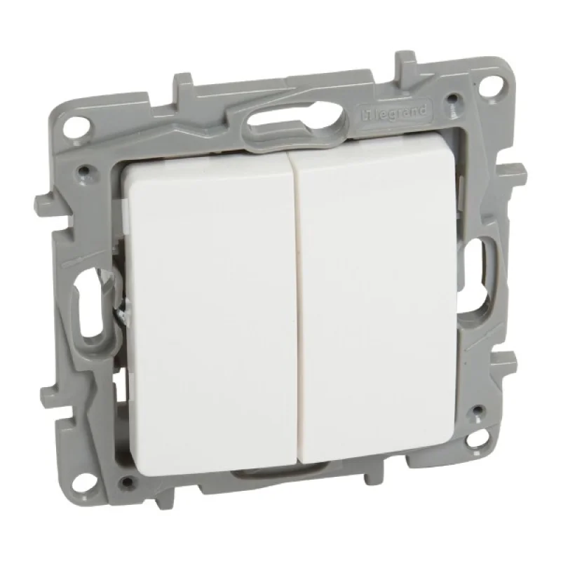Ключ сериен 10A Бял - Legrand Niloe 764506