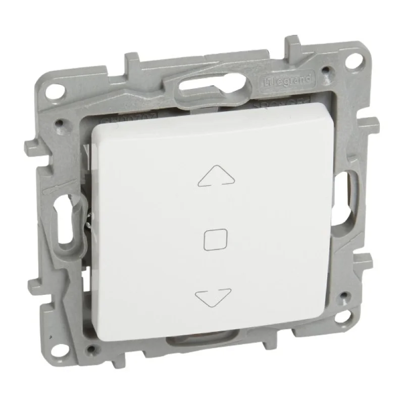Switch for shutter control 10A 3-position White - Legrand Niloe 764511