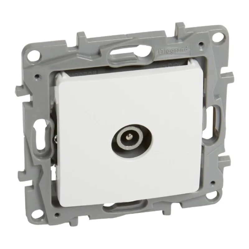 TV outlet male end 10dB White - Legrand Niloe 764555