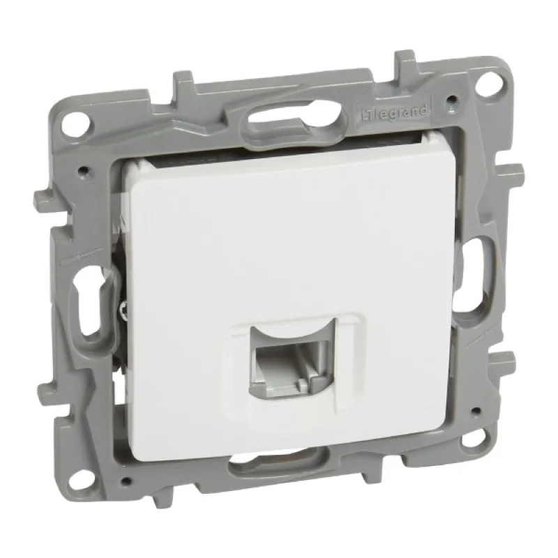 Розетка телефонна 1xRJ11 Бял - Legrand Niloe 764569