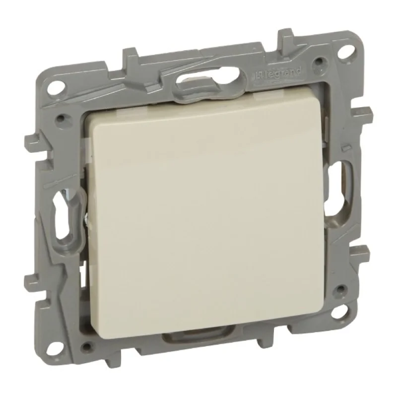 One-way push button 6A Cream - Legrand Niloe 764607