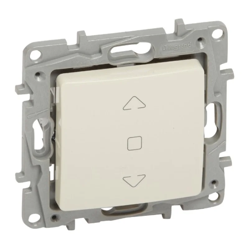 Legrand Ключ за управление на щори 10А 3-позиционен Крем - Legrand Niloe 764611