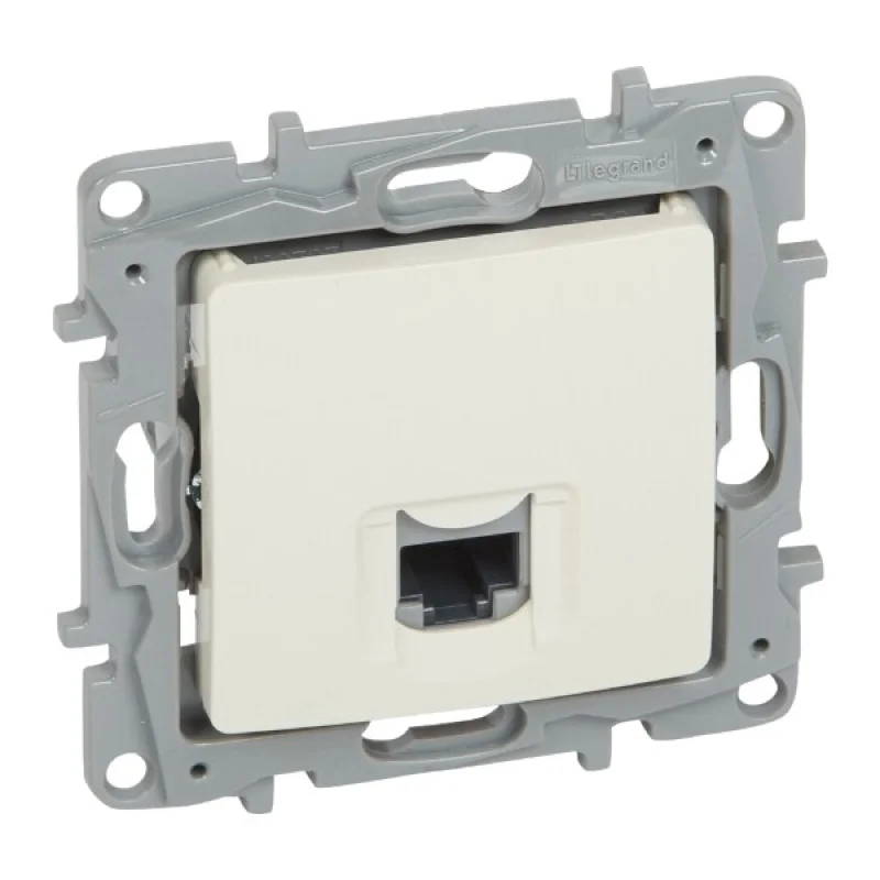 Outlet 1xRJ45 Cat. 5e UTP Cream - Legrand Niloe 764671