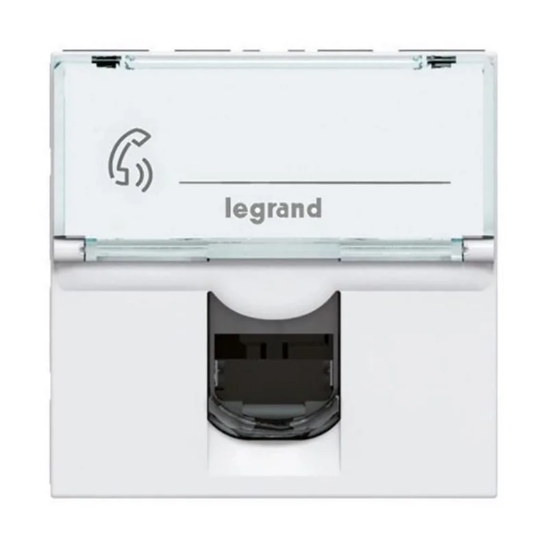 Legrand Розетка RJ45 FTP cat.5e 2M Алуминий - Legrand Mosaic 76555