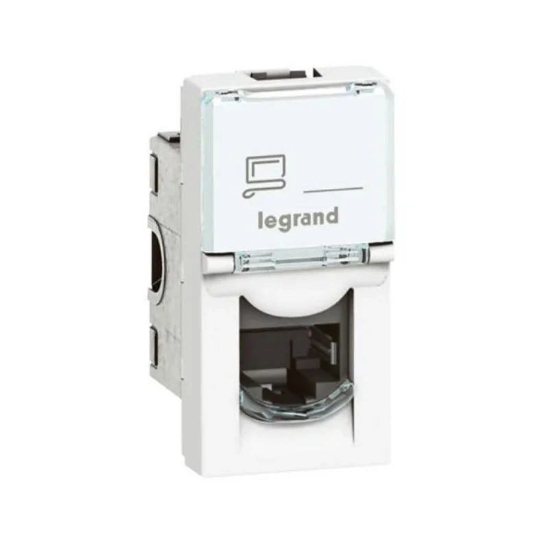 Legrand Розетка RJ45 UTP cat.6А 1M Бял - Legrand Mosaic 76571
