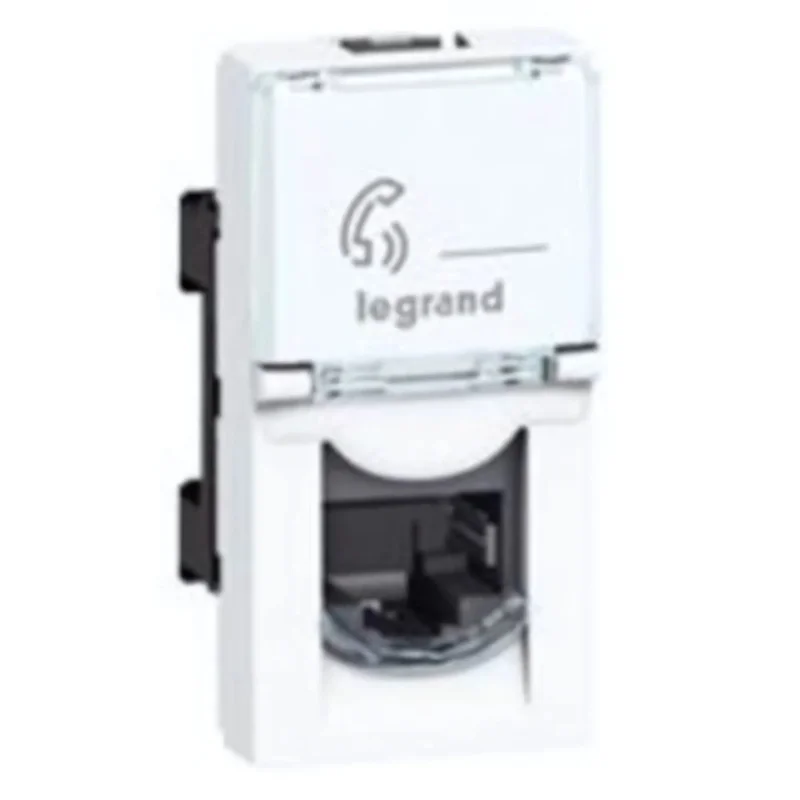 Legrand Розетка RJ45 FTP cat.6 антибактериална 1M Бял - Legrand Mosaic 76582