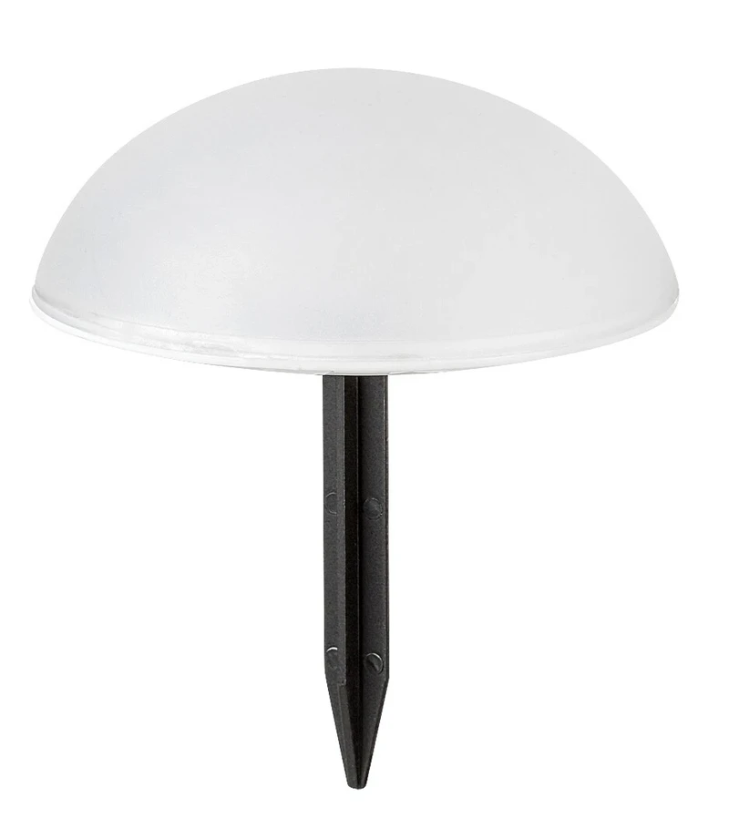 Treppio – solar garden lamps in black with white shades, Ø150mm, 5×1W, 4000K