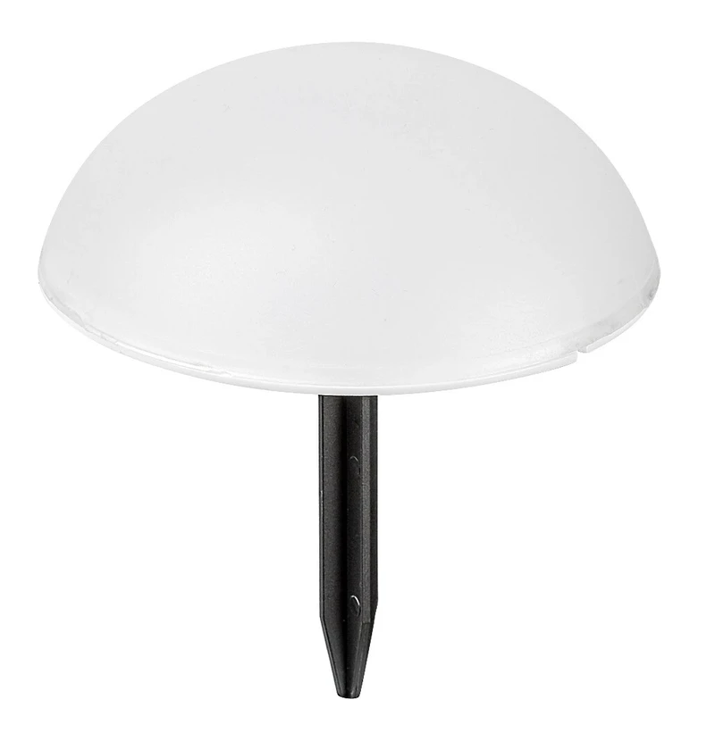 Treppio – solar garden lamps in black with white shades, Ø150mm, 5×1W, 4000K