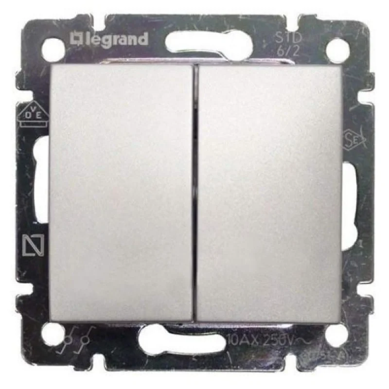 Legrand Ключ сериен Алуминий - Legrand Valena 770105