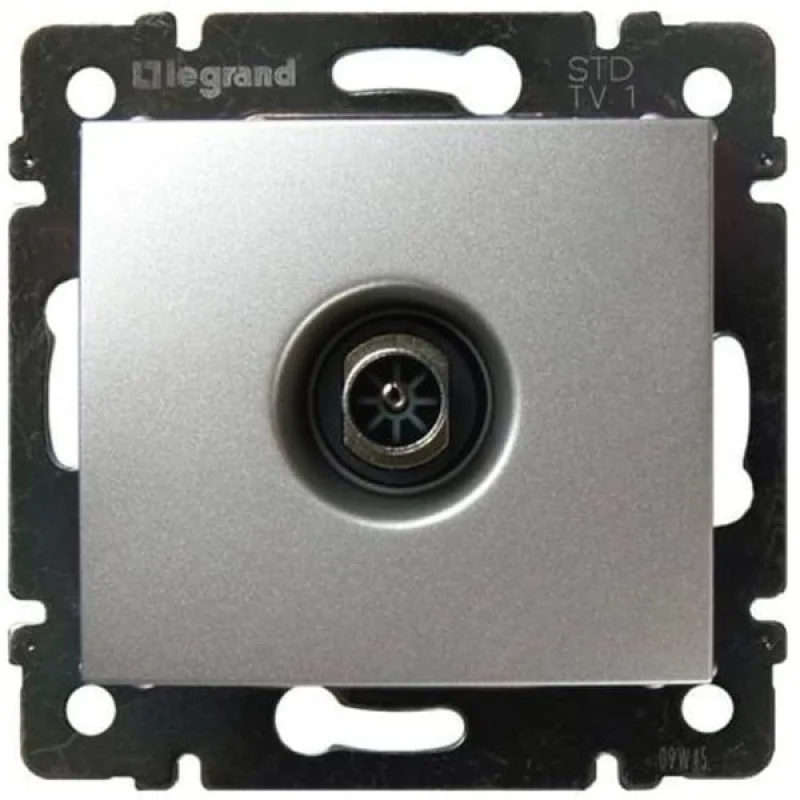 Legrand TV outlet circuit star (1.5 dB) Aluminium - Legrand Valena 770129
