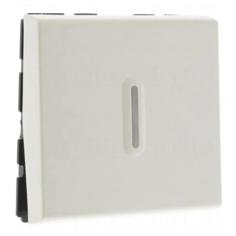 Legrand Two-way switch with backlight 10A 2M White /while stocks last/ - Legrand Mosaic 77012