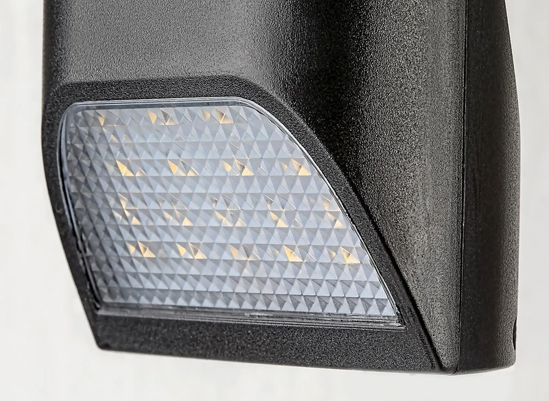 Sepik – соларна стенна лампа с датчик за движение в черно, 80×160мм, 3.6W, 4000K