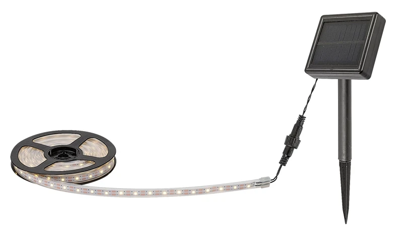 Decorative Solar Lights Ansoo – solar LED string light in white, 3000mm, 0.26W, 3000K, IP44
