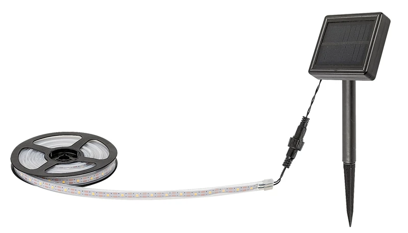 Ansoo – solar LED string light in white, 3000mm, 0.26W, 3000K, IP44