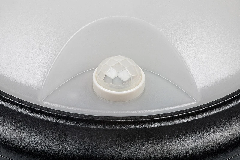 Hitura – LED стенна лампа за външен монтаж в черно/бяло, Ø180мм, 15W, 4000K, IP54