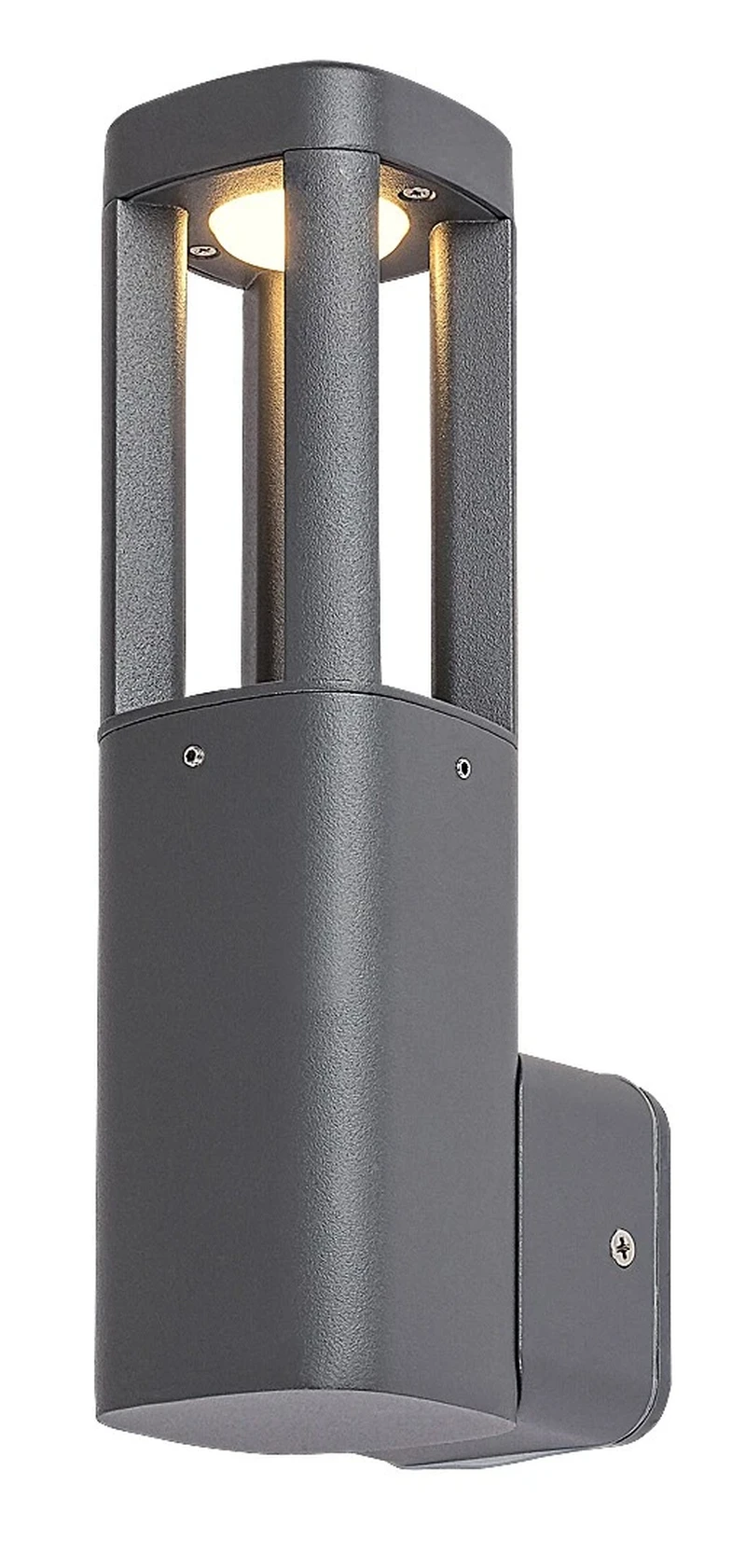 Kalisz – LED външен аплик в антрацит с бял дифузьор, 70×250мм, 7W, 3000K, IP54