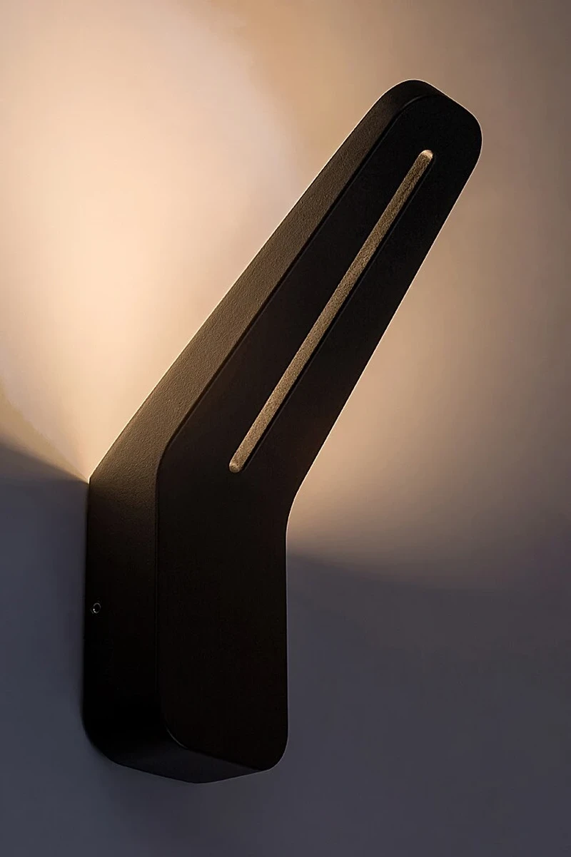 Ognon – LED стенна лампа за външна употреба в антрацит, 80×250мм, 8W, 3000K, IP54