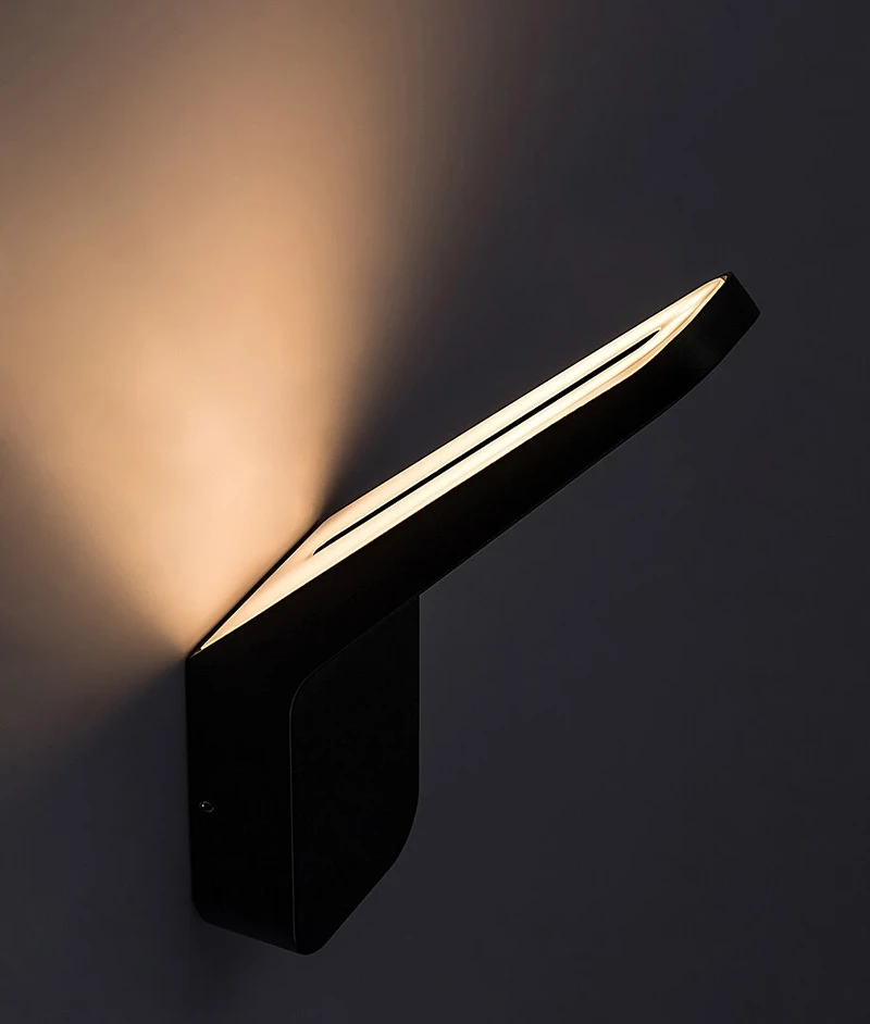 Ognon – LED стенна лампа за външна употреба в антрацит, 80×250мм, 8W, 3000K, IP54