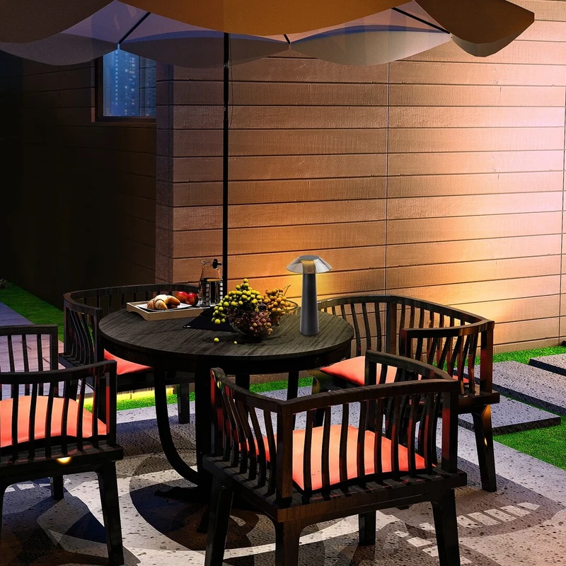 Assen – LED decorative garden lamp in black, Ø155mm, 5W, 3000K, IP44