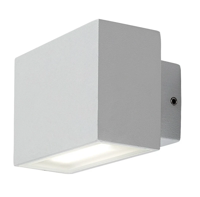 Outdoor Wall Lights Mataro – LED outdoor wall light in white, 90×65mm, 7W, 4000K, IP54