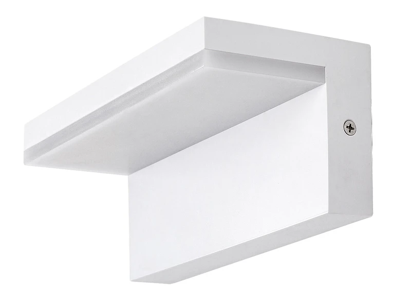 Zaragoza – LED външна стенна лампа в бяло, 210×80мм, 10W, 4000K, IP54