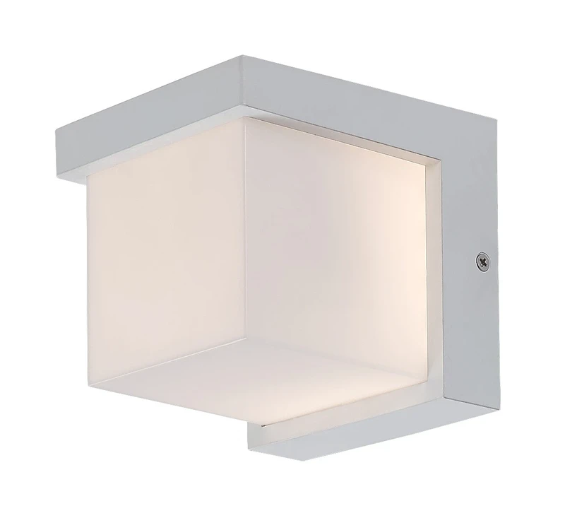 Andelle – LED външна стенна лампа в бяло, 115×115мм, 10W, 3000K, IP54