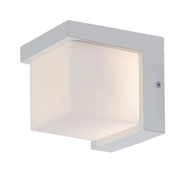 Andelle – LED външна стенна лампа в бяло, 115×115мм, 10W, 3000K, IP54