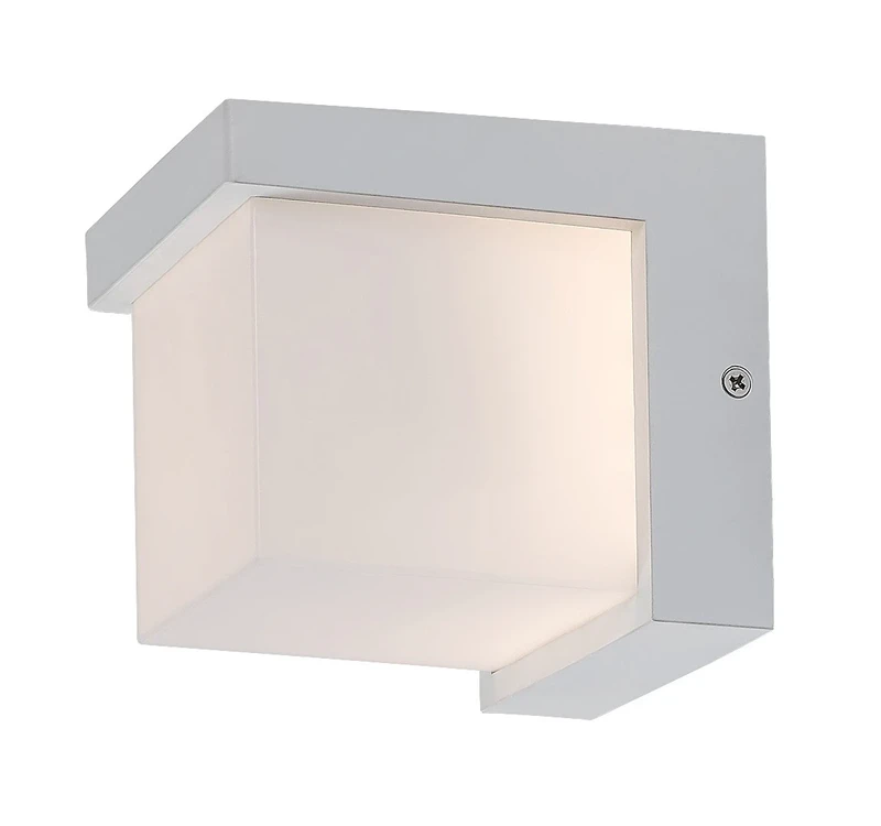 Andelle – LED външна стенна лампа в бяло, 115×115мм, 10W, 3000K, IP54