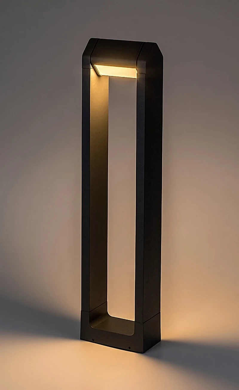 Medna – LED garden lamp in anthracite, 150×650mm, 8W, 3000K, IP54
