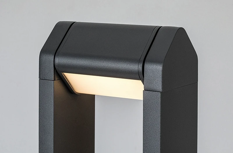 Medna – LED garden lamp in anthracite, 150×650mm, 8W, 3000K, IP54