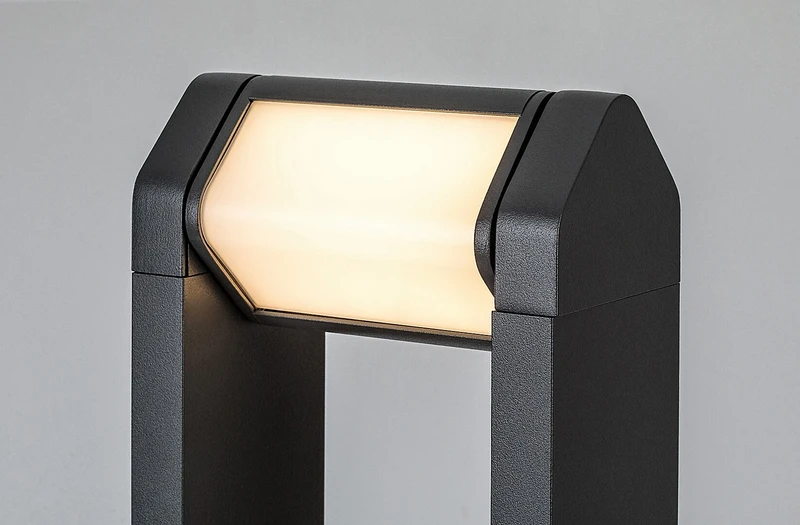 Medna – LED garden lamp in anthracite, 150×650mm, 8W, 3000K, IP54