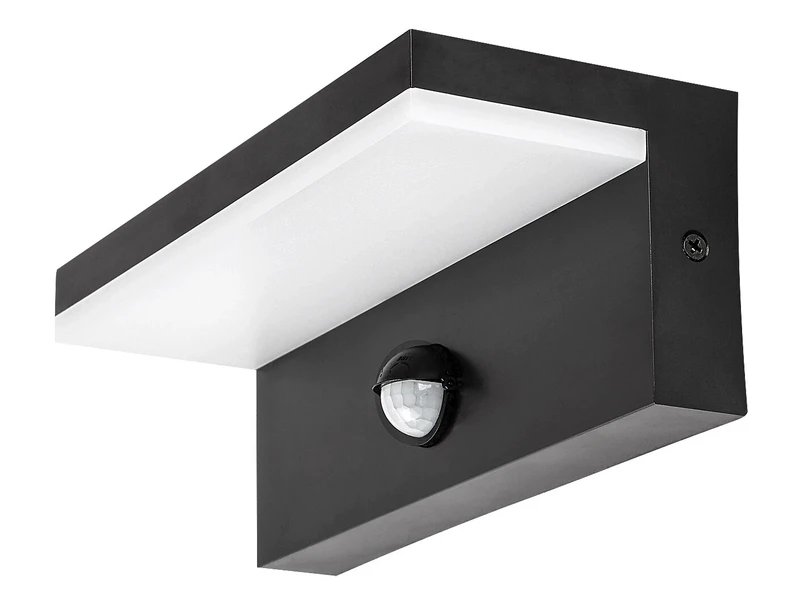 Zaragoza – LED wall light for outdoor mounting in black/white, 210×85mm, 9W, 2700-6500K