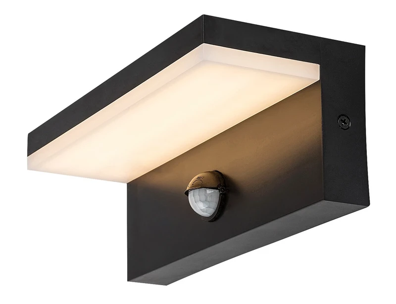 Outdoor Wall Lights Zaragoza – LED wall light for outdoor mounting in black/white, 210×85mm, 9W, 2700-6500K