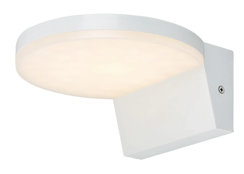 Външно стенно осветление Batida – LED външна стенна лампа в бяло, 175×80мм, 9W, 2700-6500K, IP54