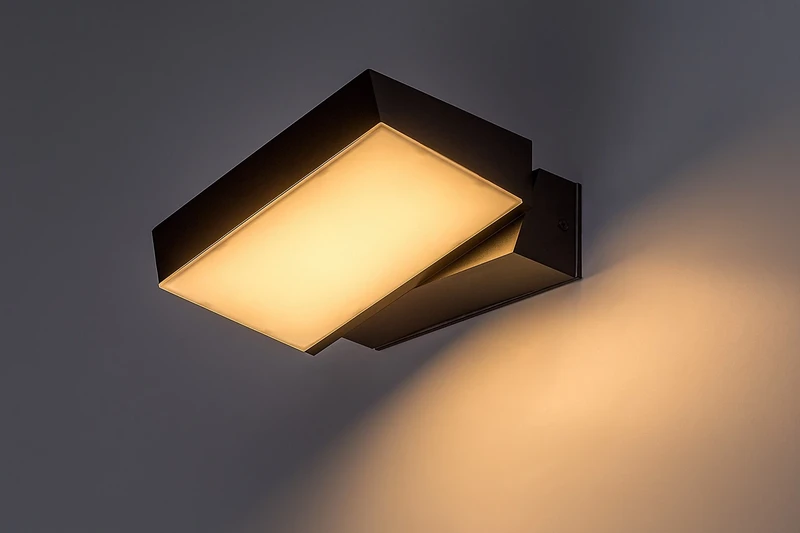 Laxa – LED външна стенна лампа в черно/бяло, 180×60мм, 14W, 2700-6500K, IP54
