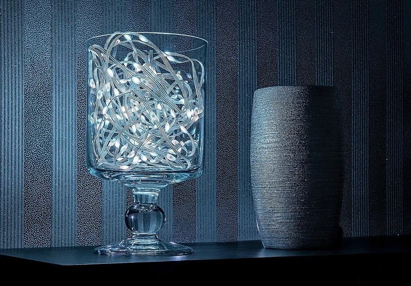 Biri – RGB LED гирлянд за градина, 10м, 3.2W, IP44, Wi-Fi/Bluetooth