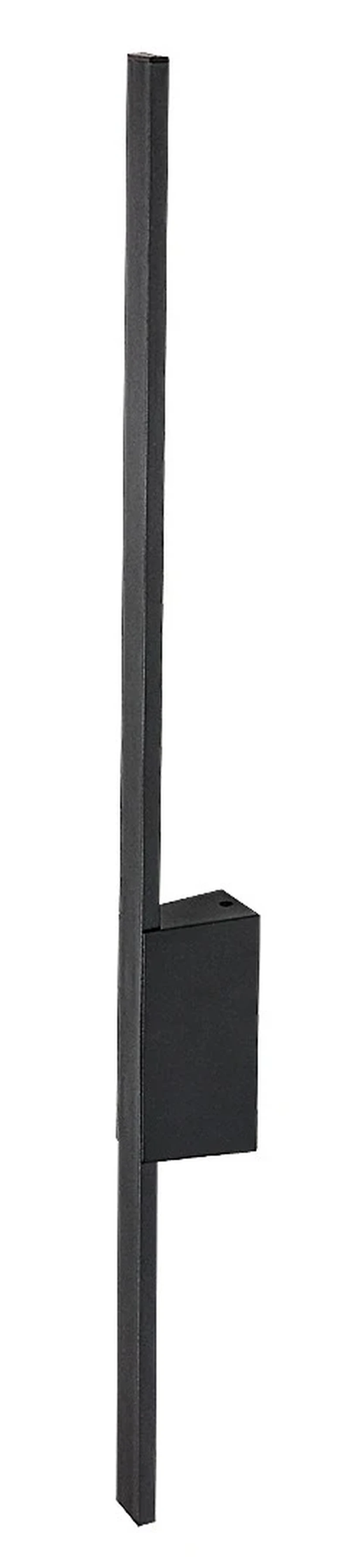 Kelebia – LED outdoor wall light in black with white ceiling light, 800mm, 12W, 3000K, IP44
