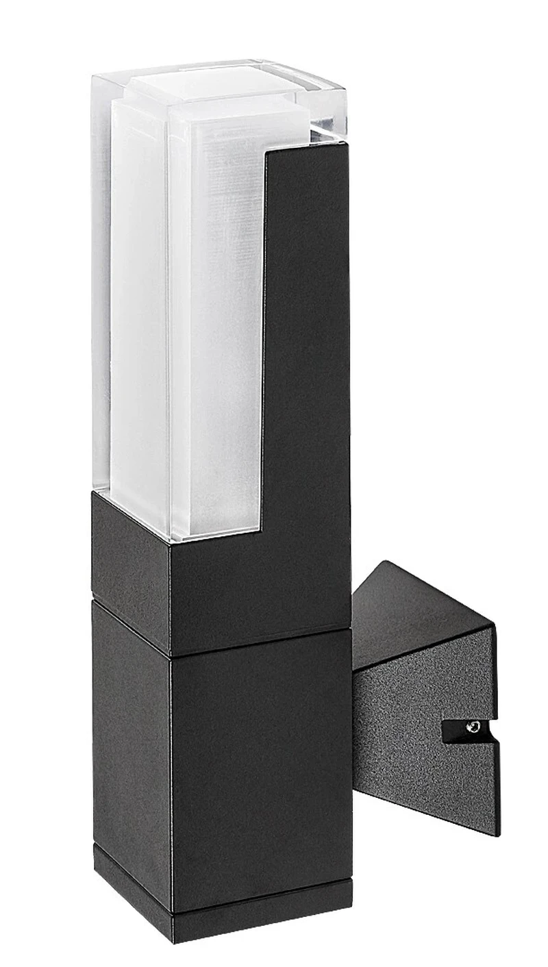 Darvas – LED външна стенна лампа в черно, 65×280мм, 7W, 2700/4000/6000K, IP54