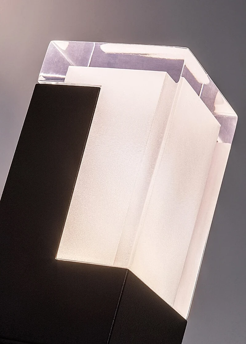Darvas – LED стенна лампа за външен монтаж в черно/бяло, 350мм, 12W, 2700-6000K