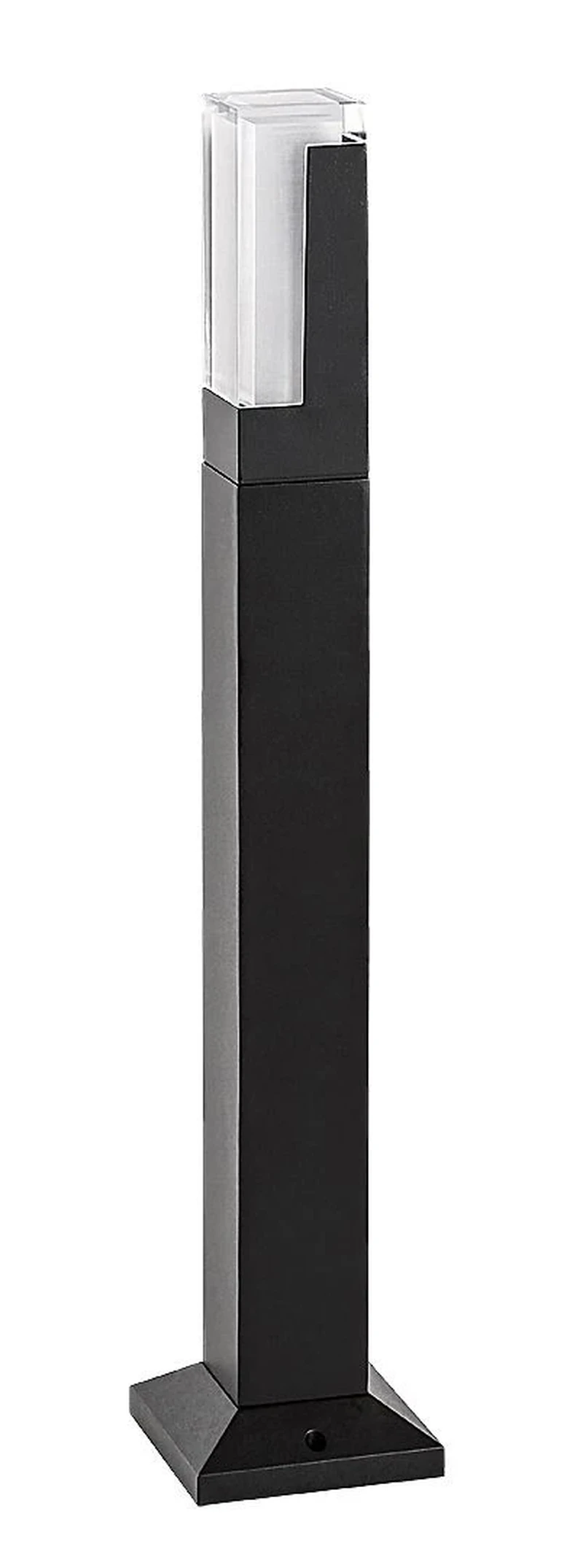 Darvas – LED градинска лампа в черно с бял плафон, 600мм, 7W, 2700-6000K, IP54