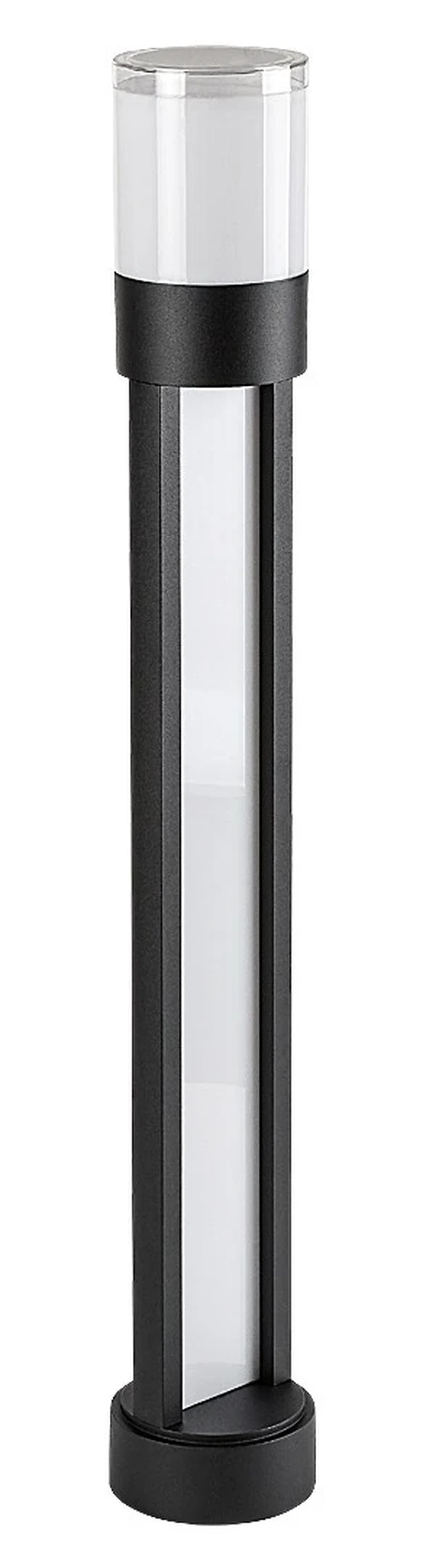 Leitha – LED garden lamp in black aluminium, Ø100mm, H800mm, 12W, 3000K, IP44