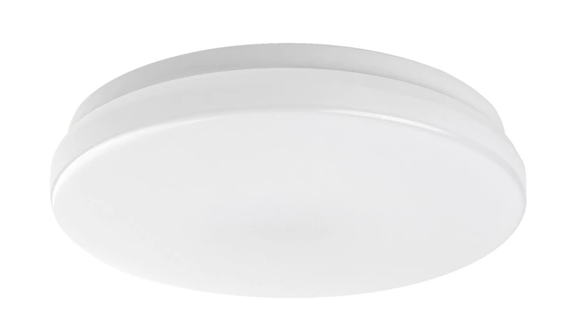 Lowar – LED плафон за тераса в бяло, Ø240мм, 12W, 3000-6000K, IP44