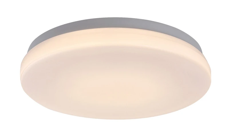 Външни таванни лампи (плафони) Lowar – LED плафон за тераса в бяло, Ø240мм, 12W, 3000-6000K, IP44