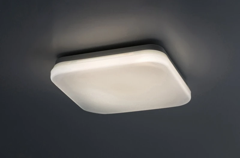 Lowar – LED плафон за тераса в бяло, 240×240мм, 12W, 3000-6000K, IP44