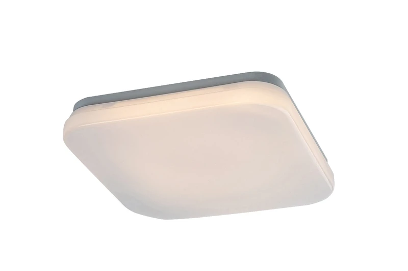 Lowar – LED плафон за тераса в бяло, 240×240мм, 12W, 3000-6000K, IP44