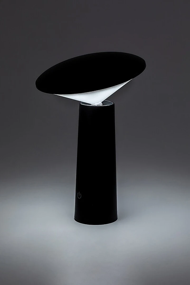 Polperro – LED decorative lamp for garden in black/white, Ø140mm, 180lm, 2800-6500K