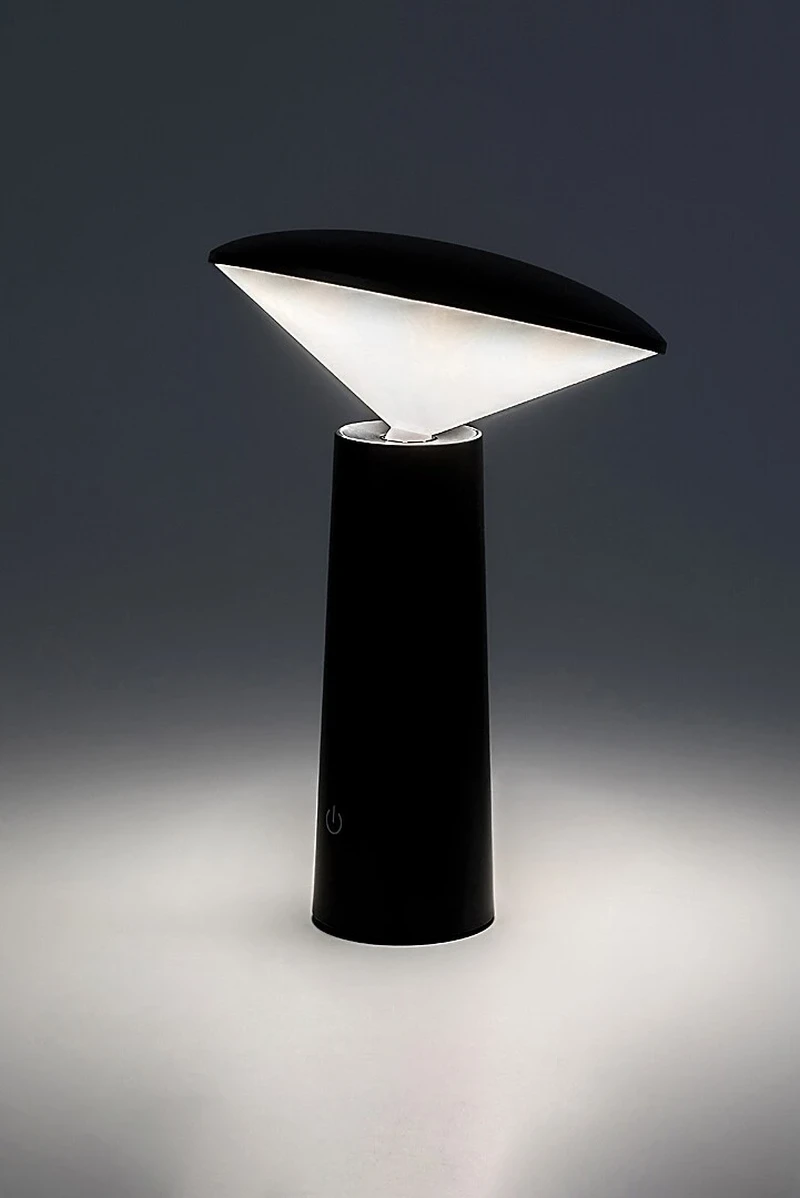 Polperro – LED decorative lamp for garden in black/white, Ø140mm, 180lm, 2800-6500K